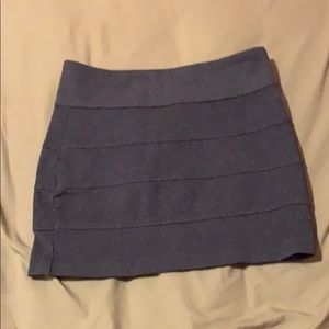 Grey mini skirt